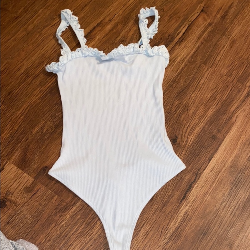 Women’s medium urban outfitters blue bodysuit